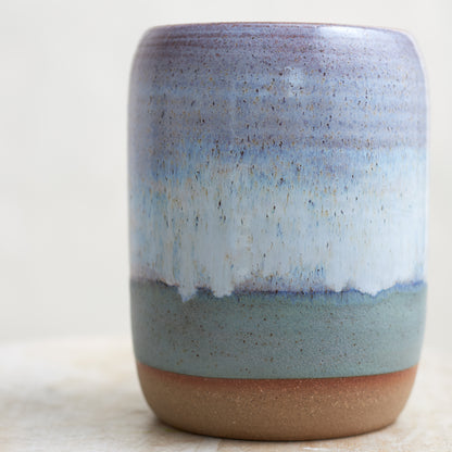 Coastal Handmade Ceramic Wide Vase