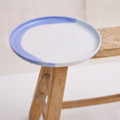 Tidal Handmade Ceramic Platter - Large - Violet and Grey