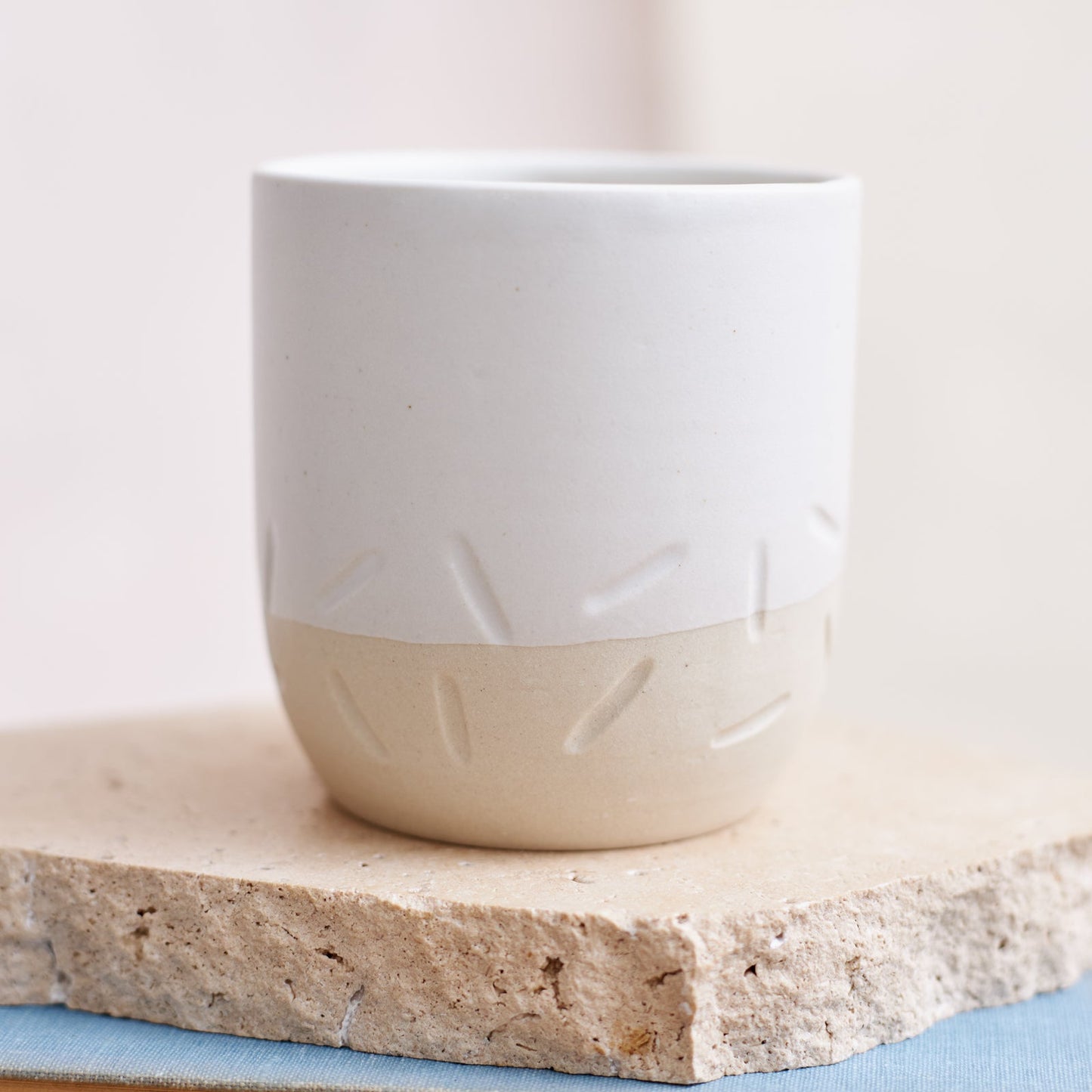 White Sands Handmade Ceramic Tumbler - Second